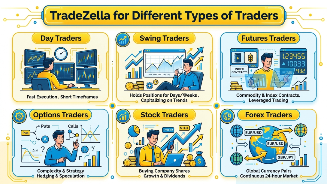 TradeZella for different types of traders