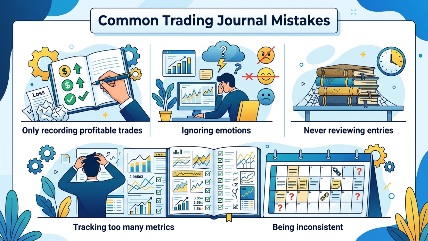 what-is-a-trading-journal (3) Common Trading Journal mistakes