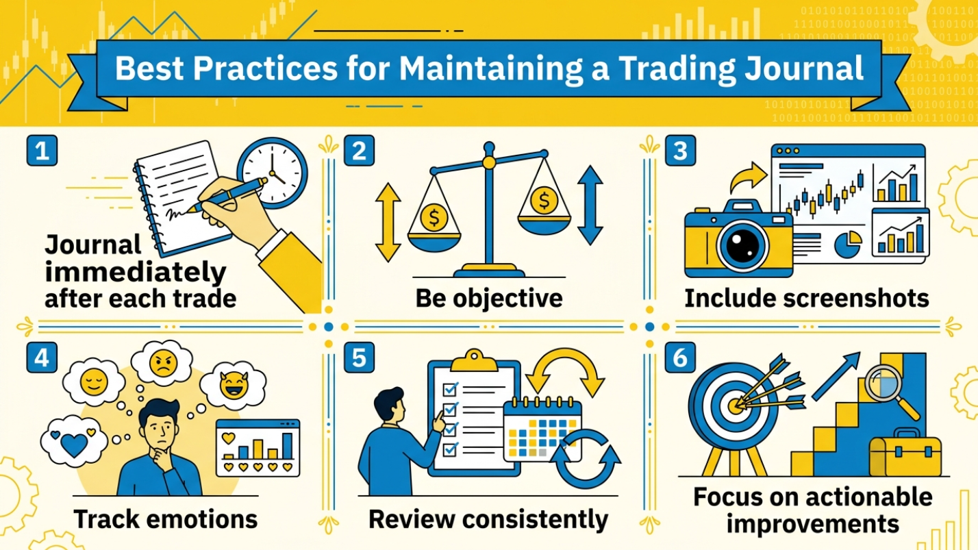 what-is-a-trading-journal (5) Best practices for maintaining a Trading Journal