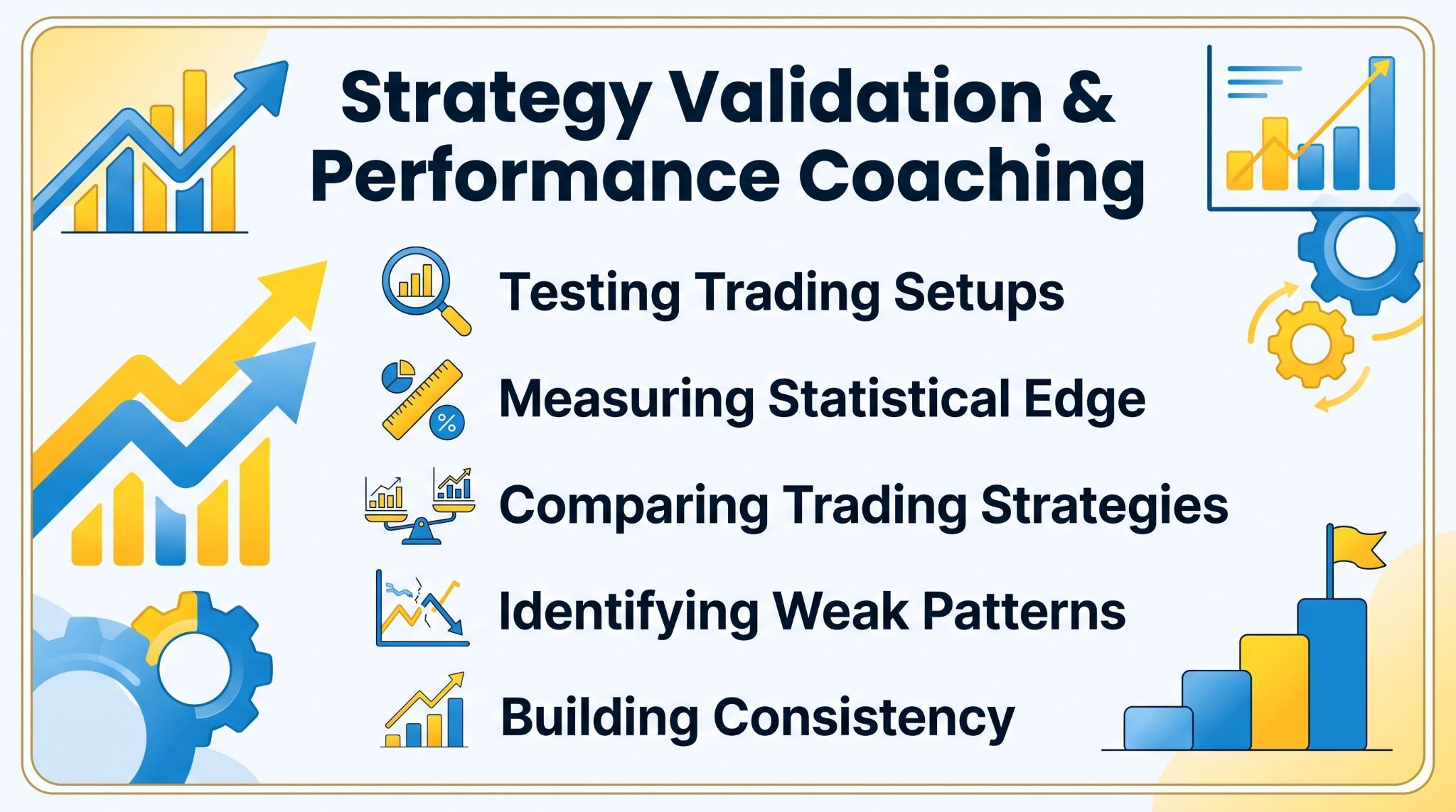 Trademetria's Strategy validation & Performance coaching