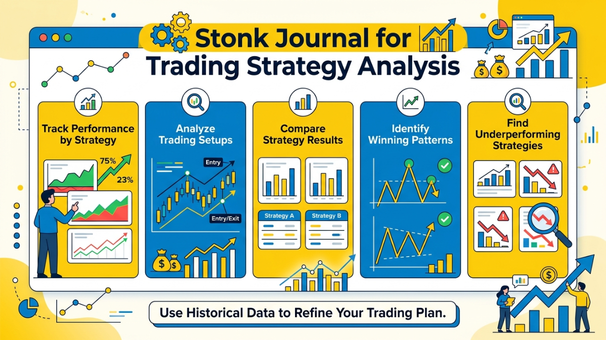Stonk Journal for trading strategy analysis