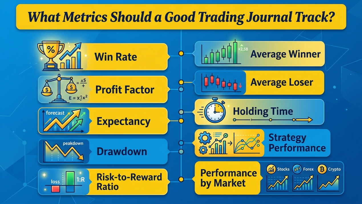 What metrics should a good Trading Journal track?